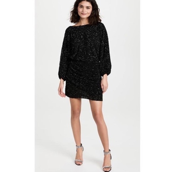 ba&sh Dress Womens Small Black Cocktail Party - Picture 12 of 12